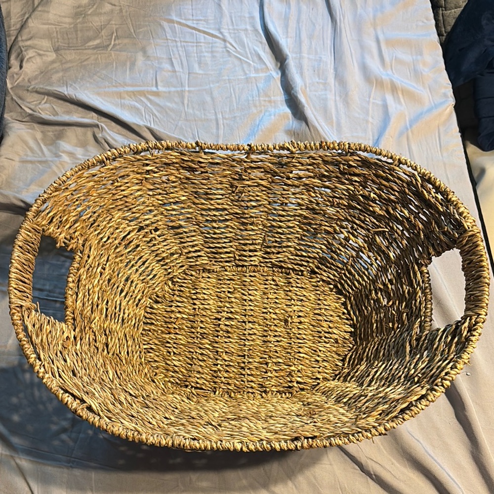 Natural Woven Basket - Brown